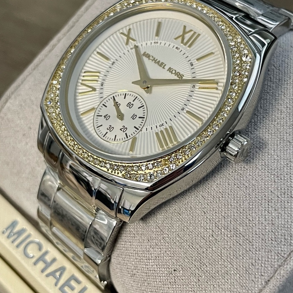 Michael Kors Silver and Gold Women's Watch